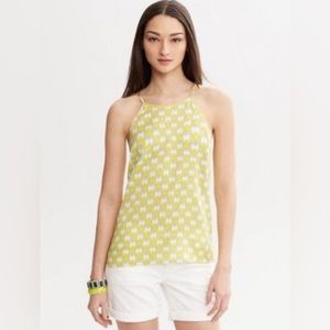 Banana Republic x Milly collection printed halter top